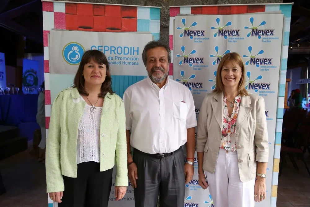 Teresa Cometto, Nestor Pereira y María Teresa Giovanelli