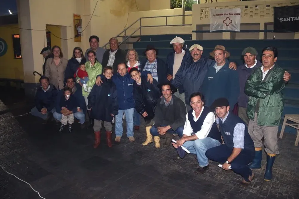 Integrantes de las cabañas y de los escritorios rematadores en Tacuarembó