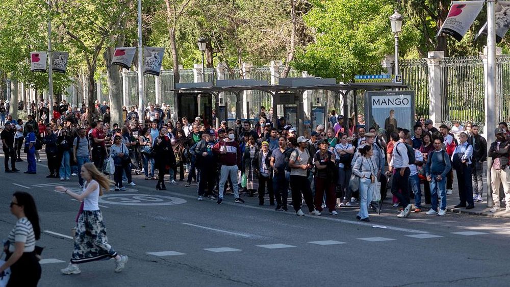 Imágenes impactante del histórico apagón en España.