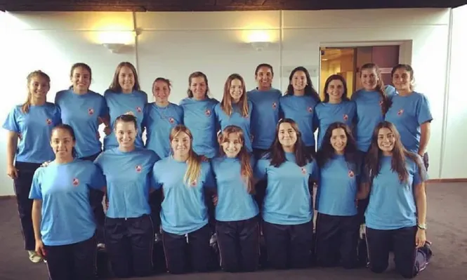 El plantel uruguayo en Aalborg, Dinamarca