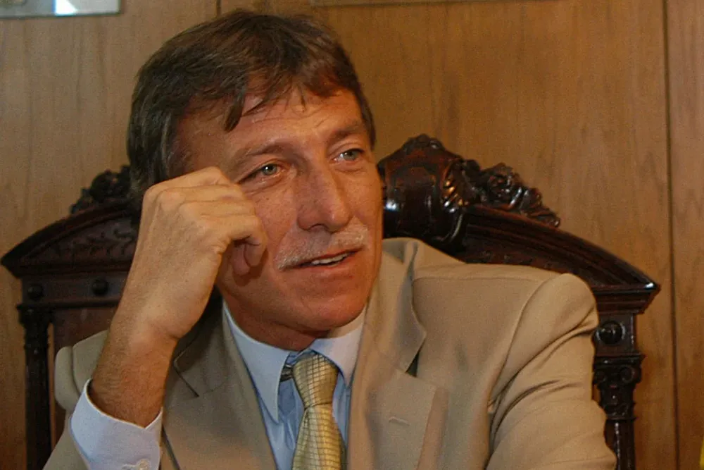 El vicepresidente de Peñarol, Edgar Welker