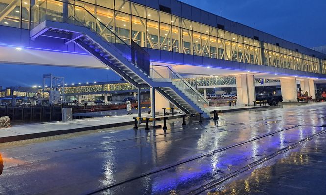 Quedó inaugurada la ampliación de la Terminal de Pasajeros de Colonia