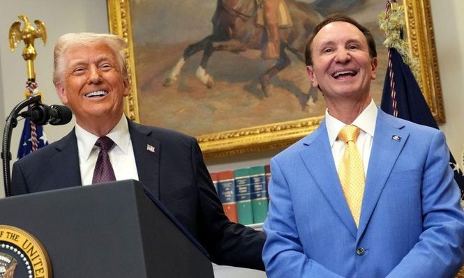Jeff Landry, gobernador de Luisiana, es una figura muy cercana a Trump en el Partido Republicano.