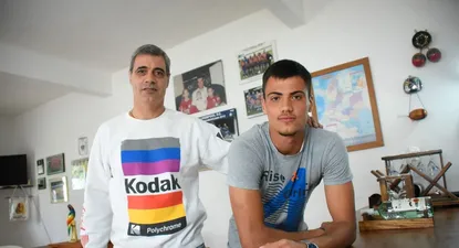 Luis Barbat y Luis Francisco Barbat, padre e hijo goleros de fútbol