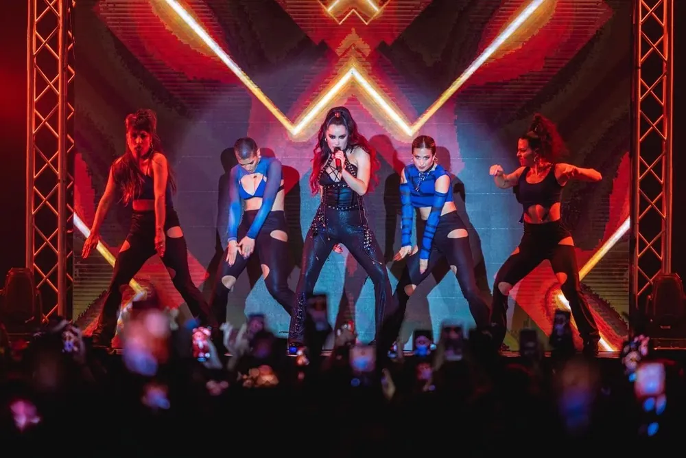 Lali Espósito en su último show en el Antel Arena