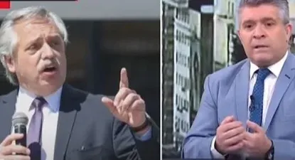 Hable con su psicólogo, le dijo Alberto Fernández al periodista que le preguntó sobre la inseguridad