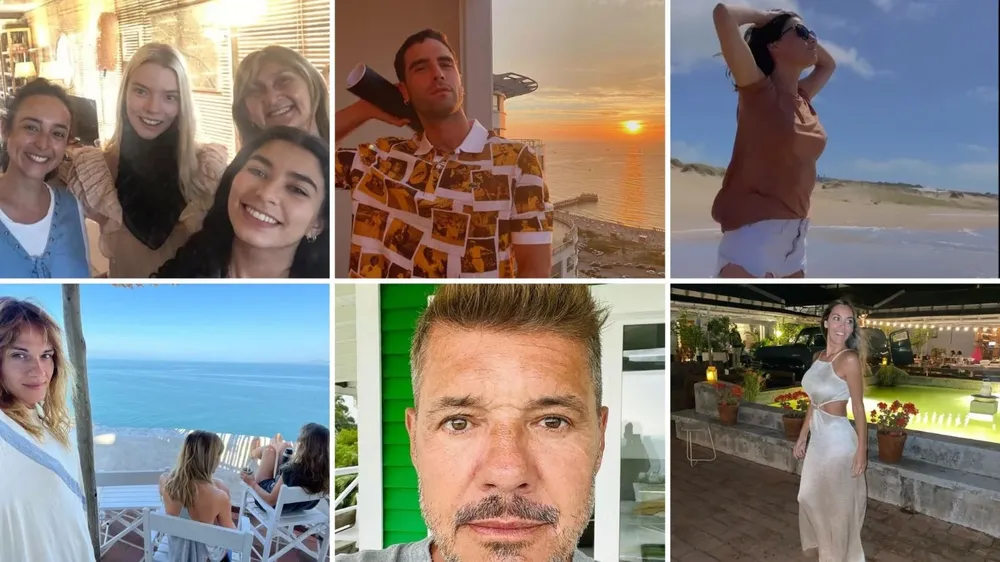 Algunos de los famosos en Punta del Este.