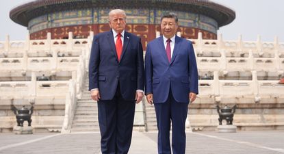 Donald Trump y Xi Jinping, en Beijing.