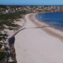 Vista aérea de Punta Colorada, Maldonado