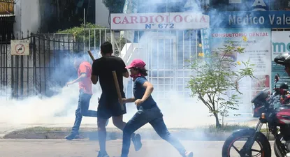 Manifestaciones en Bolivia