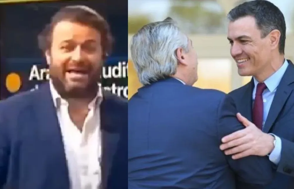 Pedro Sánchez y Alberto Fernandez