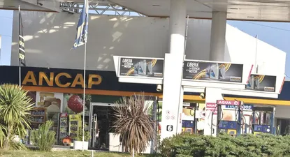 Ancap a las afueras de Rocha que asaltaron los delincuentes