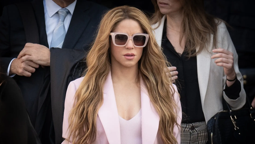 Shakira, tras salir de los tribunales donde se la juzgó por fraude.