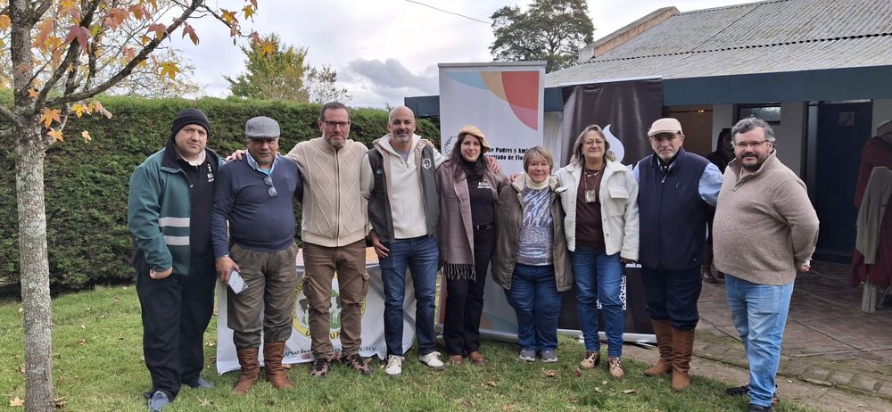 Una foto para la historia: los organizadores del primer concurso de asadores Una foto para la historia: los organizadores del primer concurso de asadores