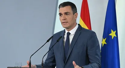 El presidente del Gobierno español Pedro Sánchez