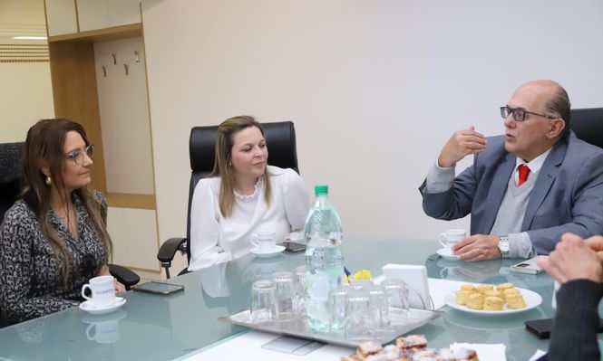 Autoridades de Casmu y del hospital Moinhos de Vento de Porto Alegre se reunieron para establecer proyectos de cooperación