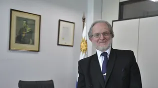 El director de UTE por Cabildo Abierto, Enrique Pées Boz.