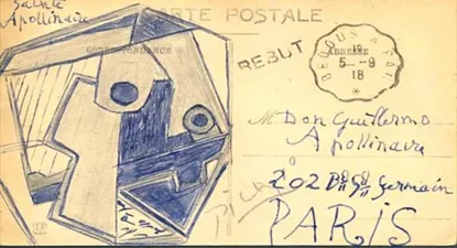La postal data del año 1918