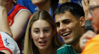 Lucas Villalba, futbolista de Nacional, en el clásico ante Peñarol en el Polideportivo tricolor
