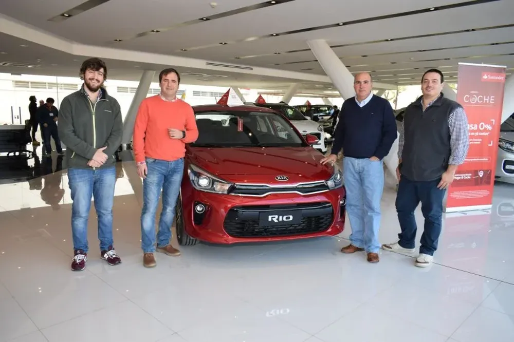 Bruno Peluffo, Álvaro Nuñez, Antonio Correa y Álvaro Zelayeta