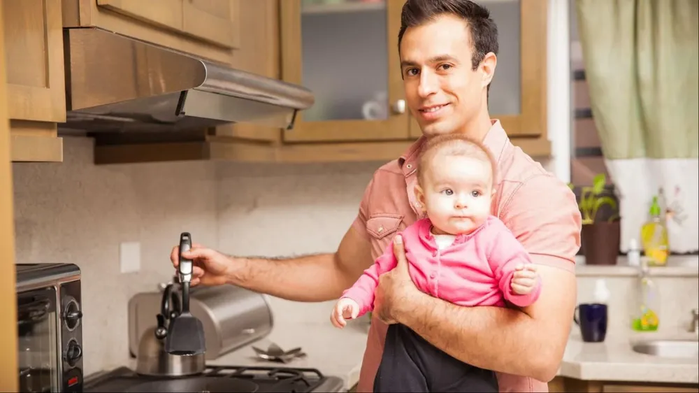 Padre con su hijo