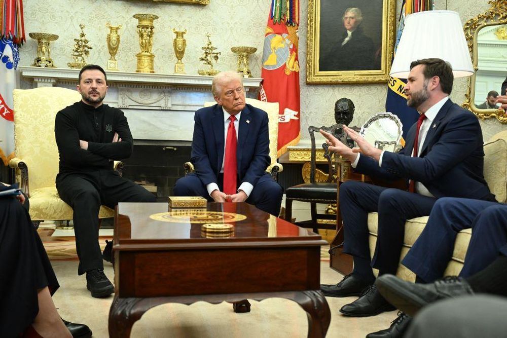 Vance sostuvo un fuerte intercambio con Zelensky en el Despacho Oval de la Casa Blanca.
