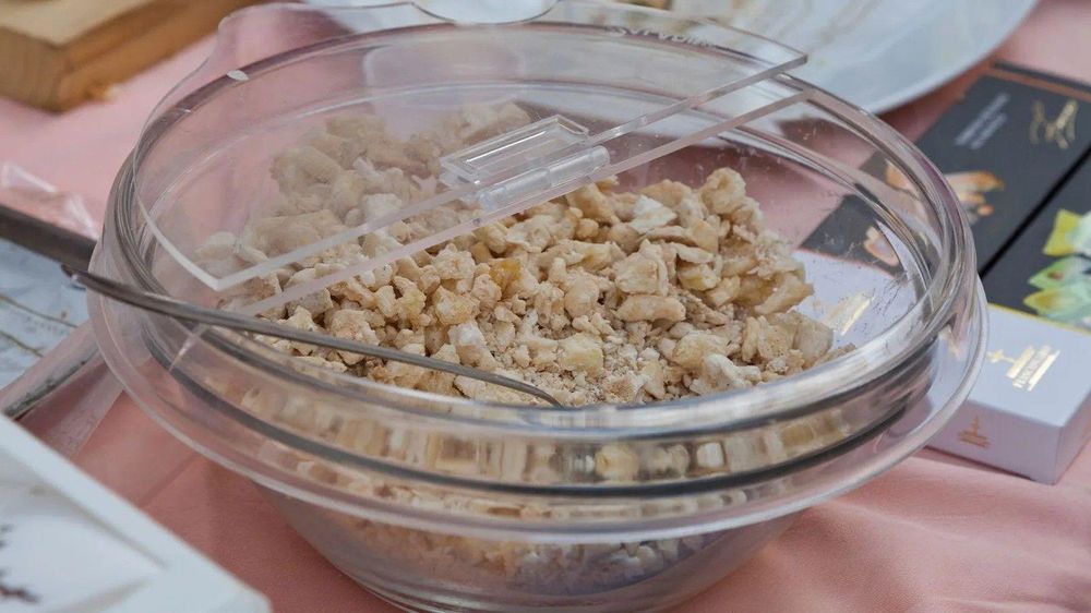 La pastelería de Nicola Fiasconaro en Castelbuono vende copos de maná.