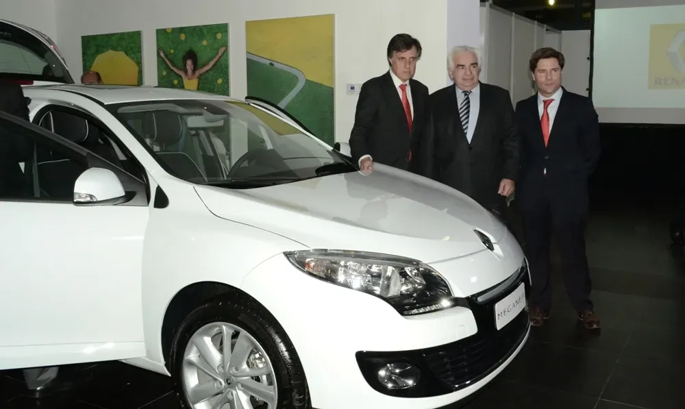 Directores de Santa Rosa Automotores Nelson Rebelo, Esteban Martino y Joaquin Soler