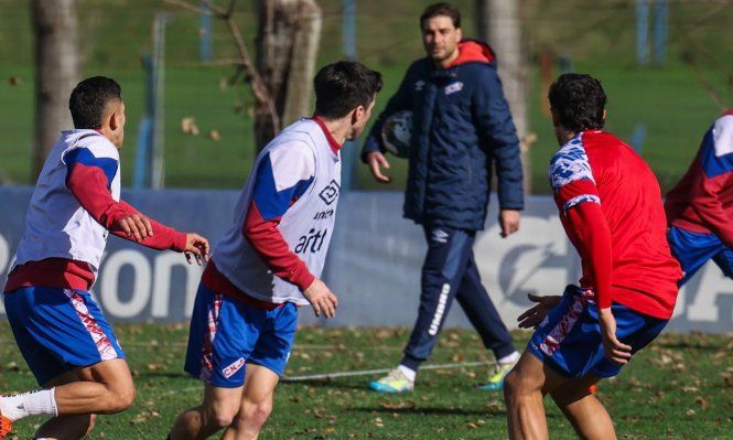 Entrenamiento de Nacional con Rafael García