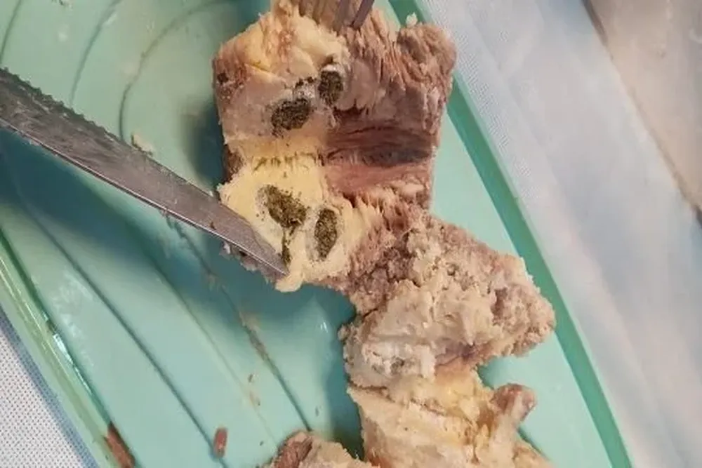 La droga estaba dentro de pequeños envoltorios.