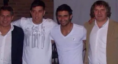 Ruben Paz, Maxi Arias, Carlos Bueno y Mario Saralegui