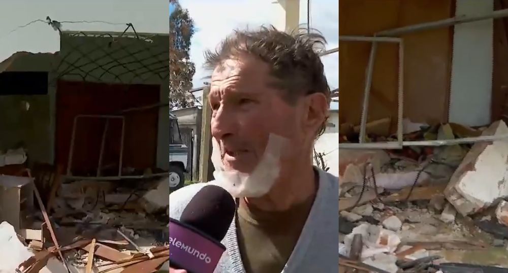 Patrullero chocó contra una casa