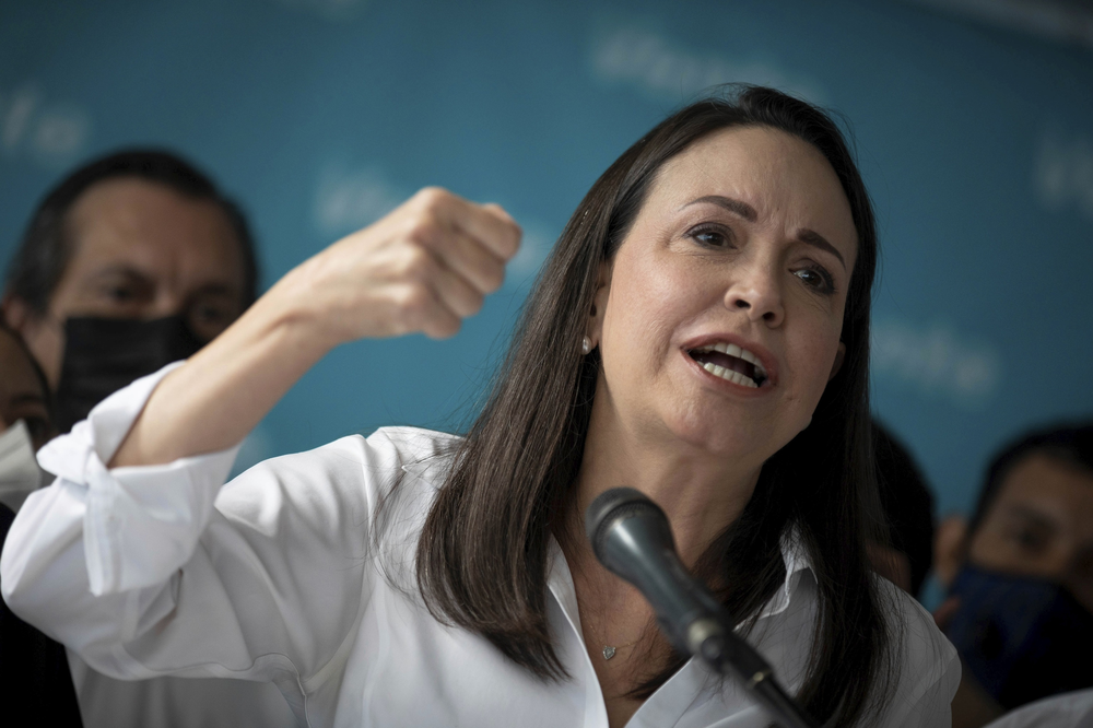 María Corina Machado, líder opositora venezolana.