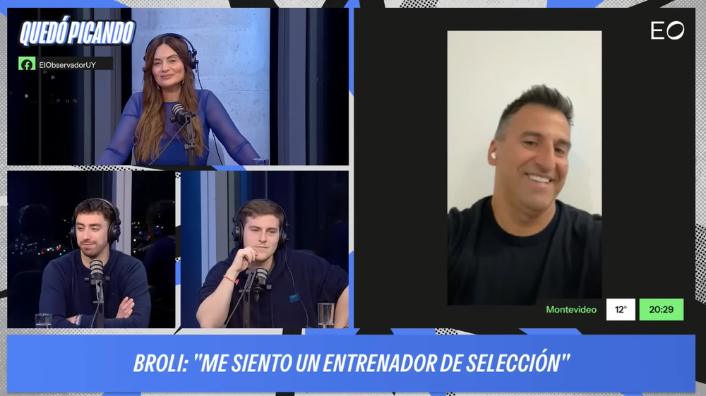 Marcelo Broli en Quedó Picando