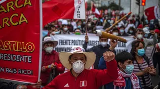 Votantes de Castillo y de Fujimori se volcaron a las calles en manifestaciones paralelas este 26 de junio de 2021