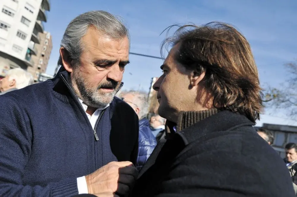 Larrañaga y Lacalle Pou. Archivo