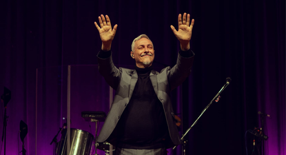 Pedro Aznar, en concierto.