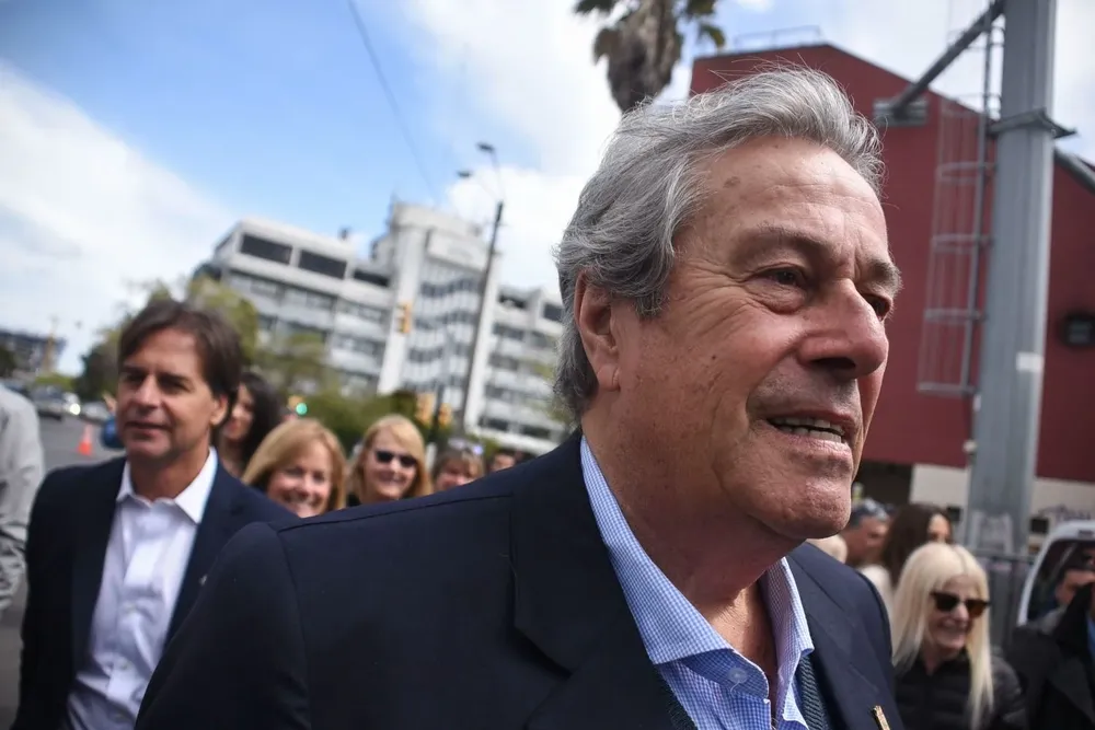 Presidente Luis Lacalle Pou e Intendente de Maldonado Enrique Antía