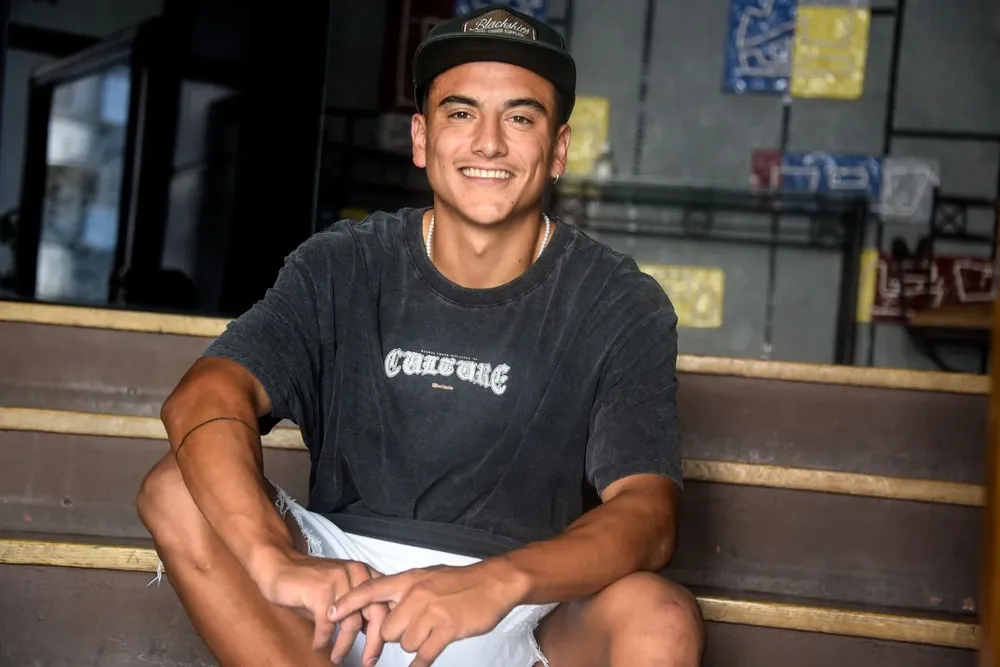 Millán en su casa en Pocitos