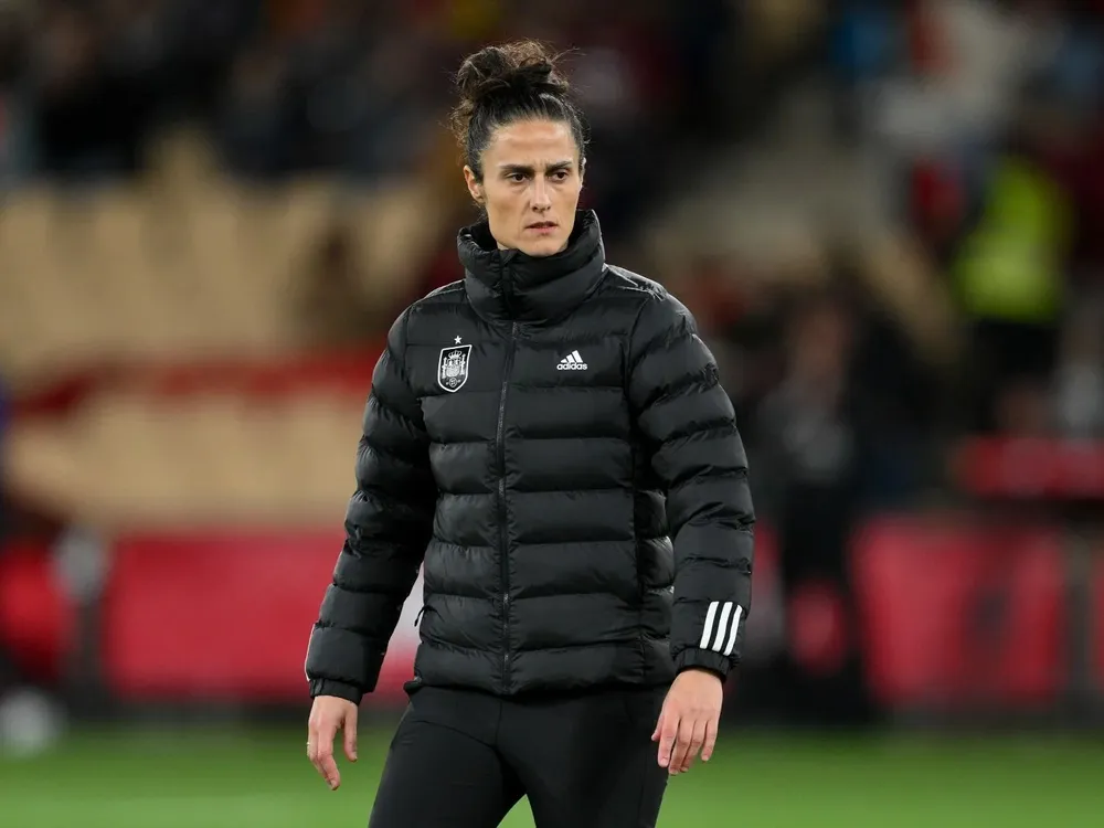 Montse Tomé en rueda de prensa.