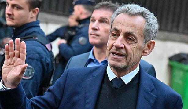 Sarkozy el pasado 21 de octubre antes de entrar a prisión.