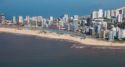 Vista aérea de Punta del Este (archivo)