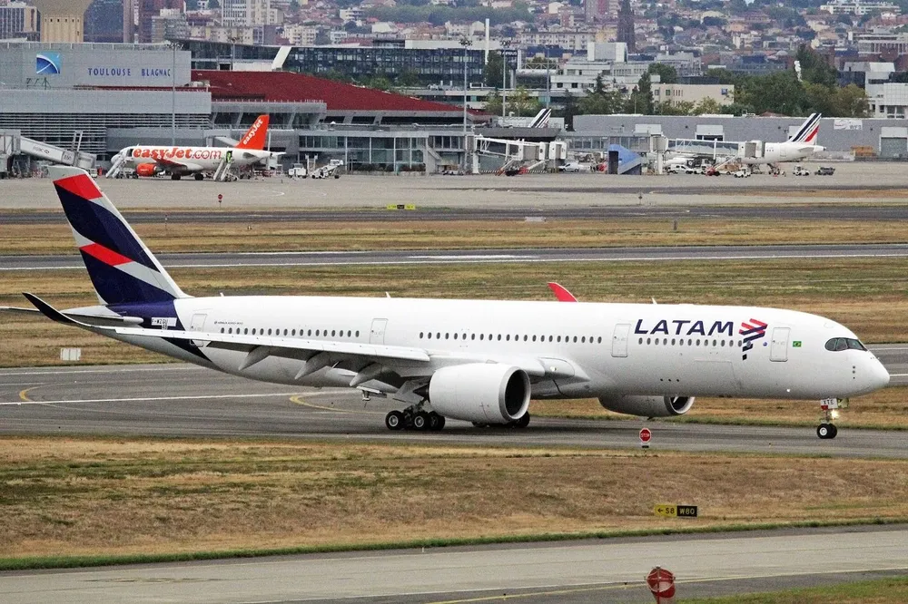 Avión de Latam.