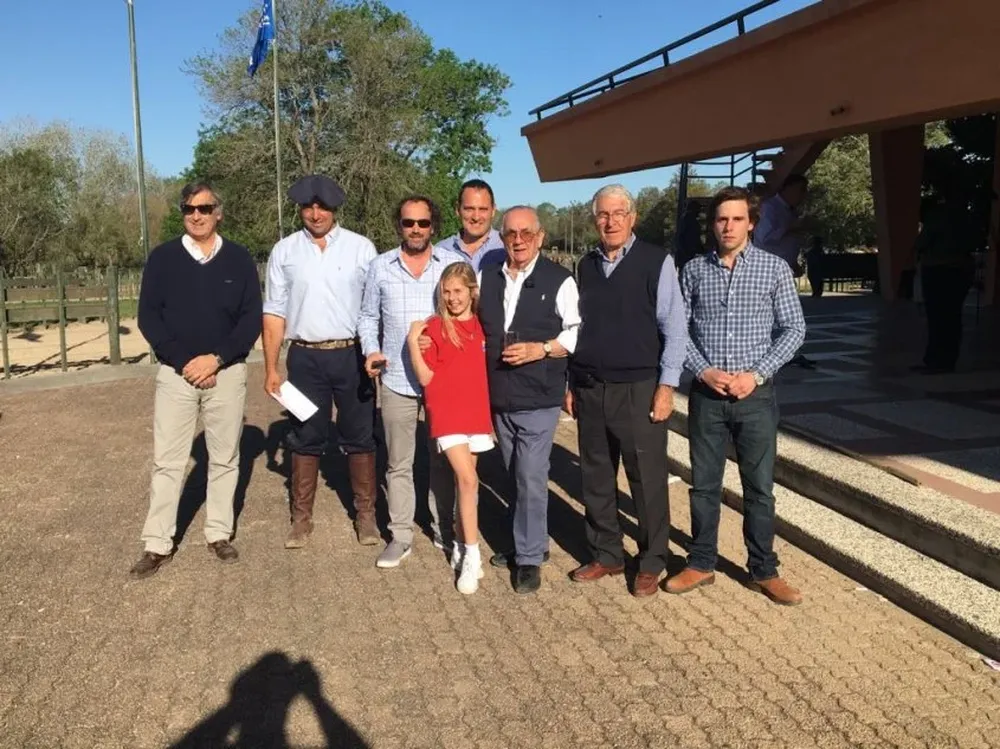 Integrantes de las cabañas y del escritorio este viernes en Florida