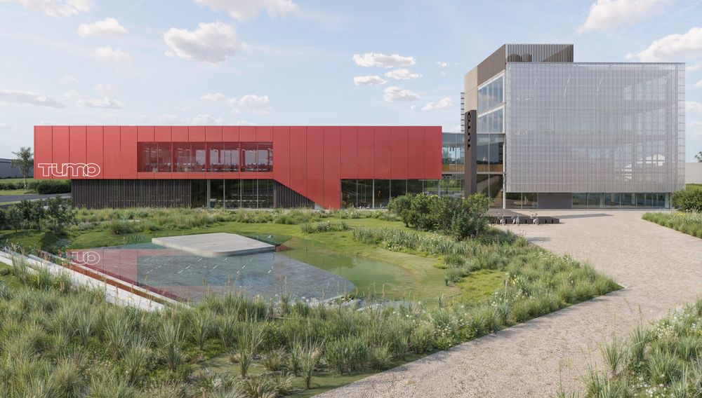 Vista del proyecto TUMO en Uruguay, a la entrada del Aeropuerto de Carrasco