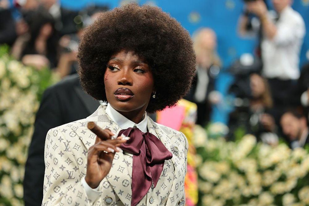 Doechii, en un atuendo de Louis Vuitton.
