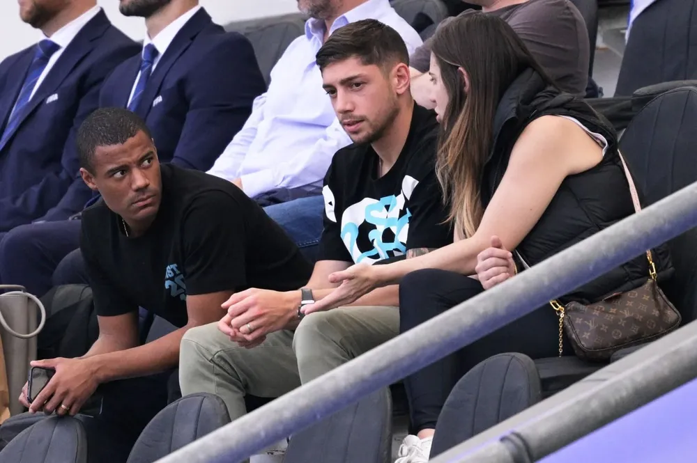 Nicolás de la Cruz y Federico Valverde en La Plata