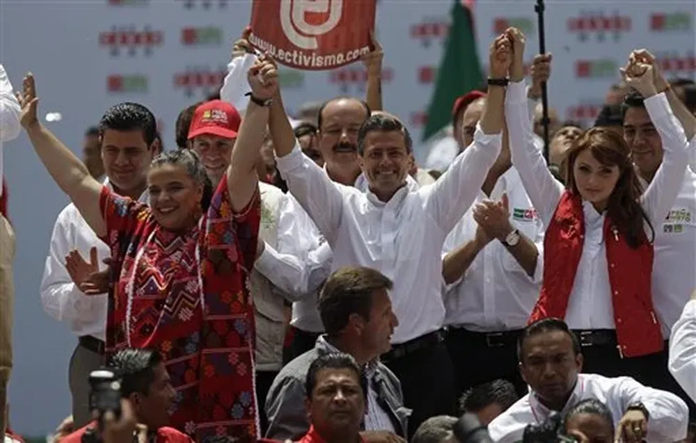 Enrique Peña Nieto, candidato del Partido Revolucionario Institucional