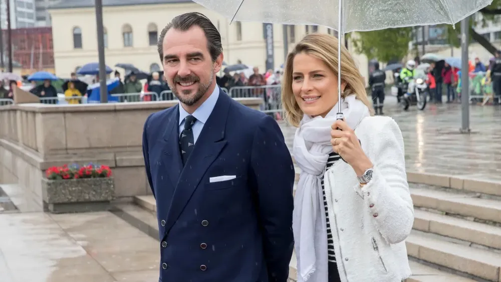 Tatiana Blatnik y Nicolás de Grecia