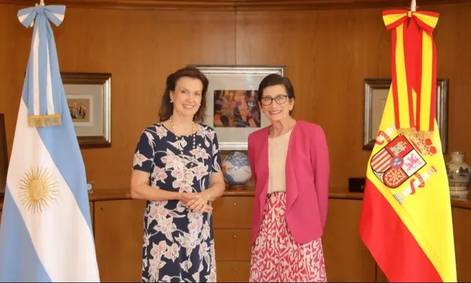 Diana Mondino y María Jesús Alonso Jiménez